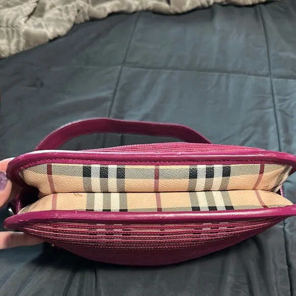 Stylish Pink and Tan Women's Bag - Picture 3 of 13